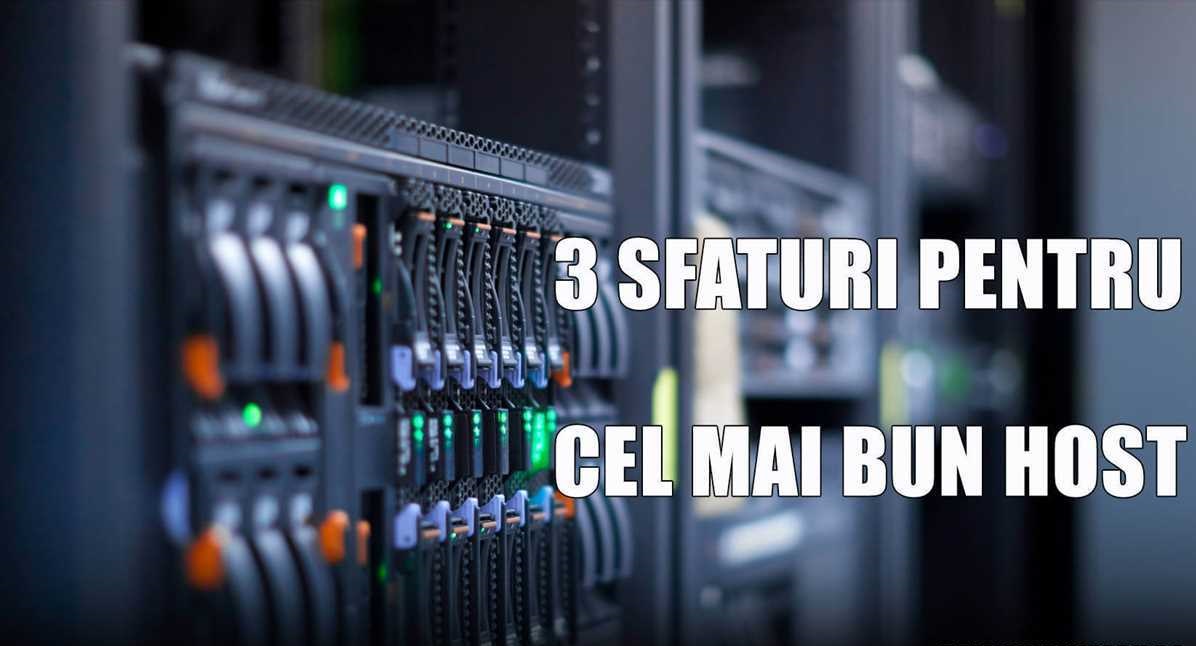 Cum alegi cel mai bun hosting?